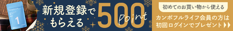 新規ご登録500ポイントプレゼント
