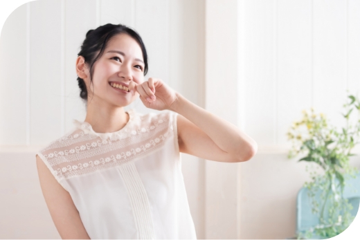 鼻水・鼻づまりが治った女性